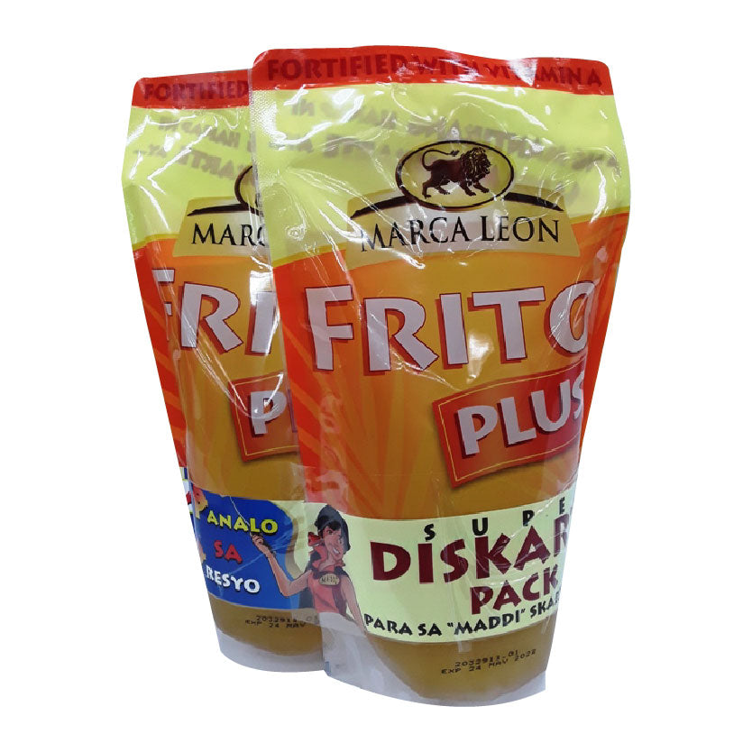 Marca Leon Frito Plus Pure Palm Oil Pouch 2x900ml SAVE