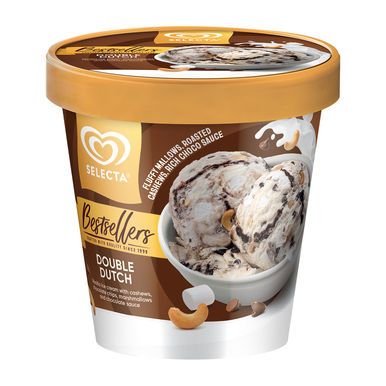 Selecta Double Dutch Ice Cream Pint 450ml
