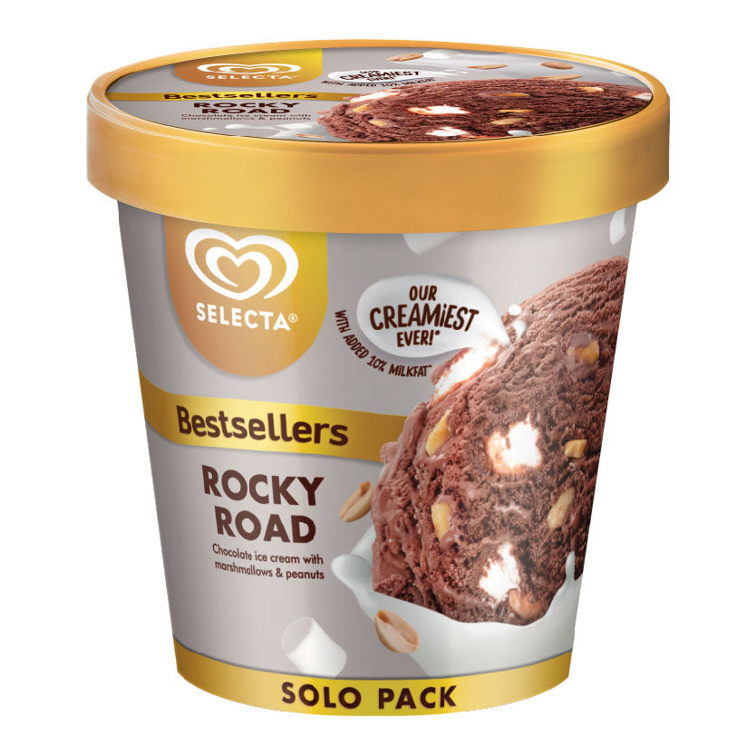 Selecta Rocky Road Ice Cream Pint 450ml