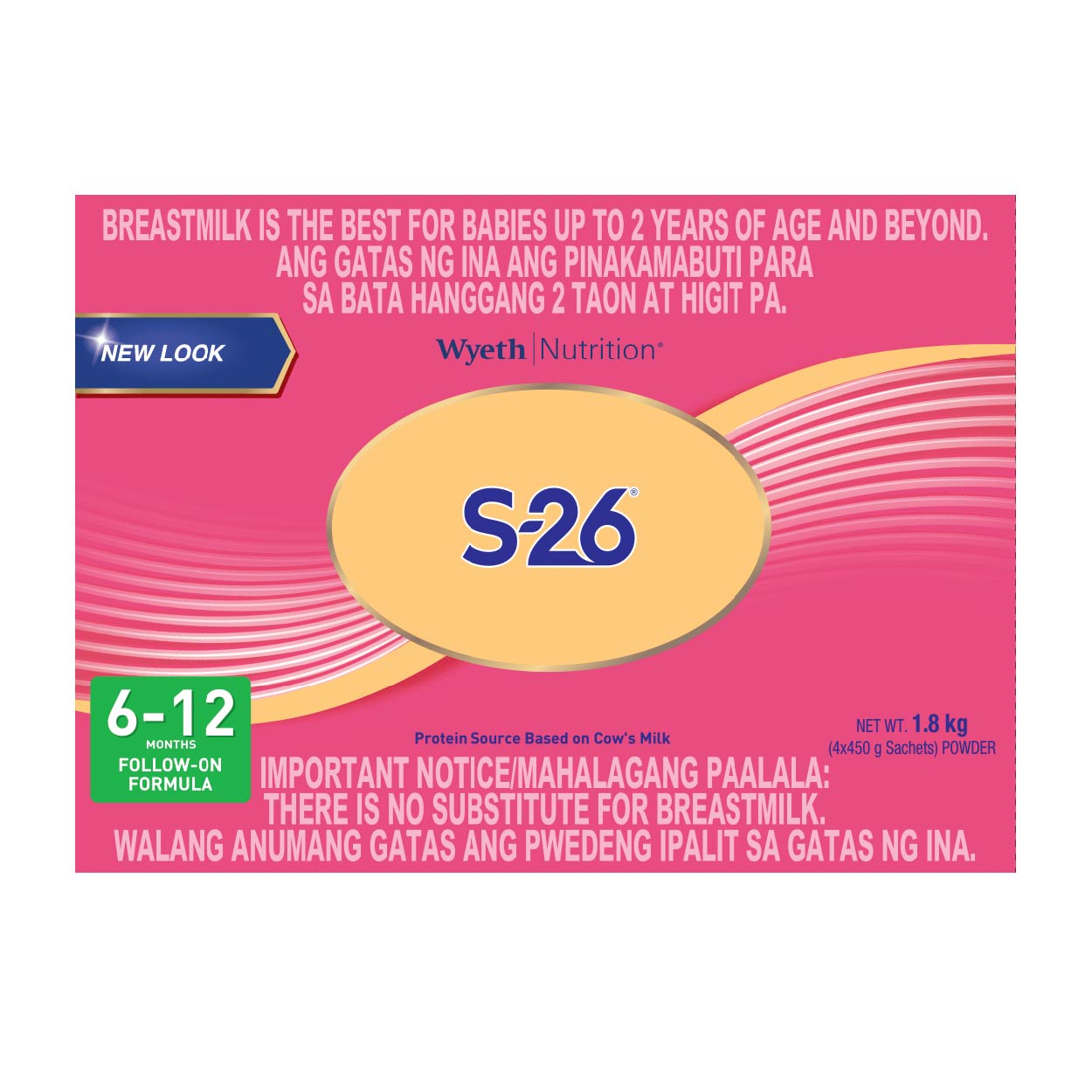 S-26 Follow-On Formula 6-12 months 1.8kg