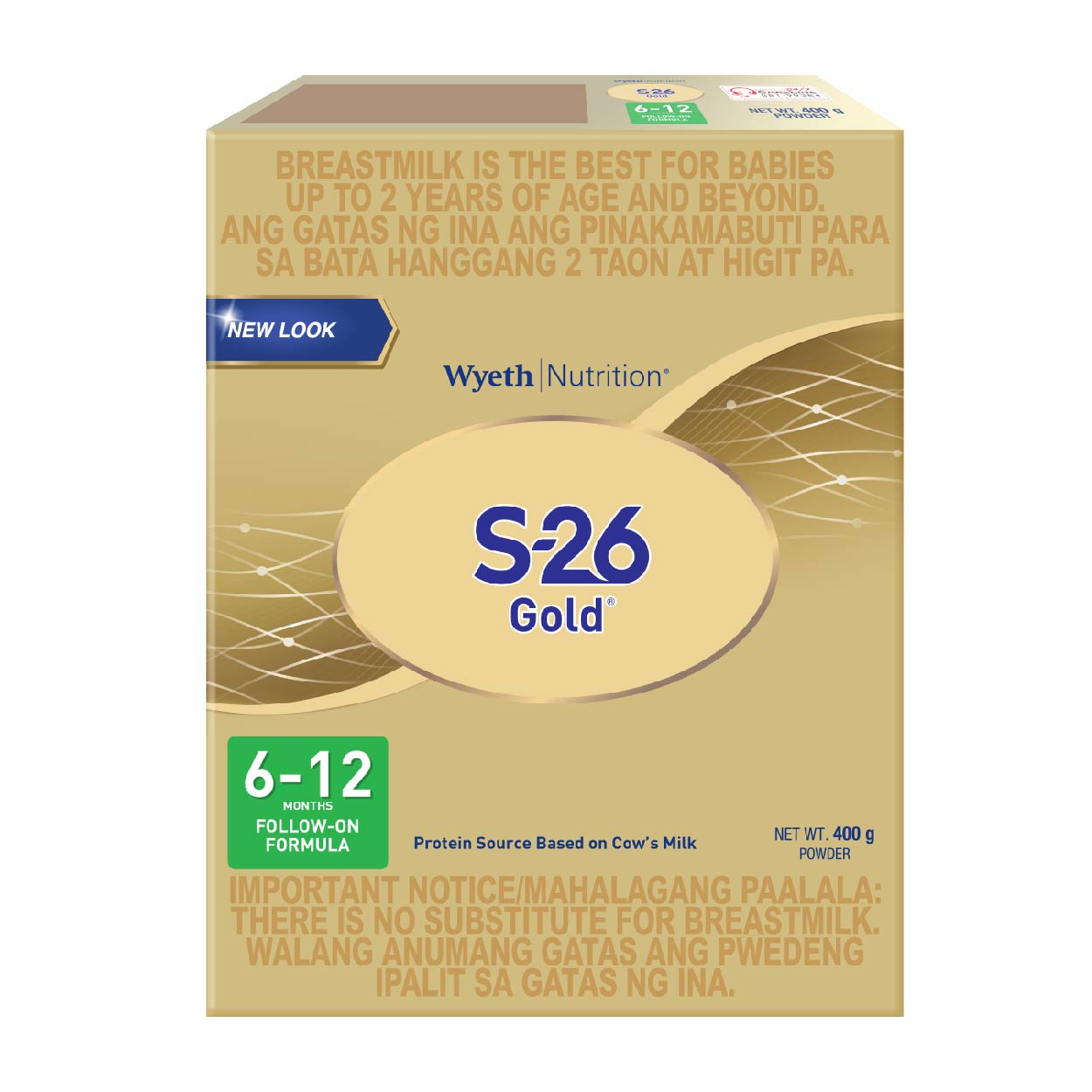 S-26 Gold Follow-On Formula 6-12 months 400g