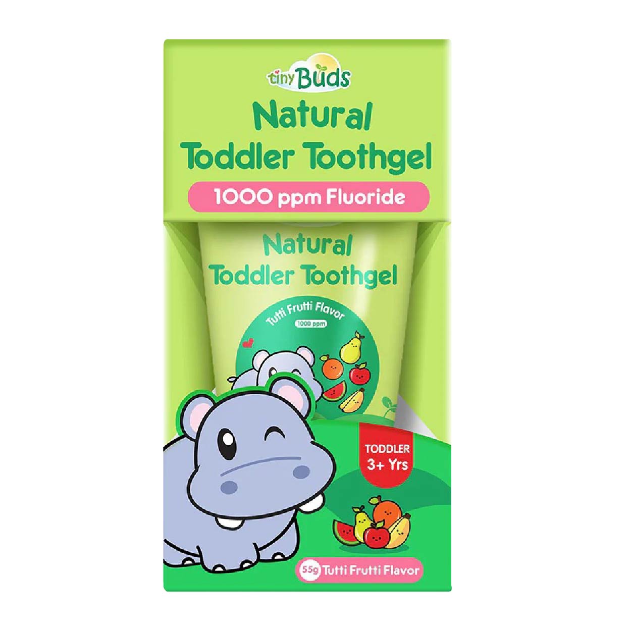 Tiny Buds Natural Toddler Toothgel Tutti Frutti Flavor 55g