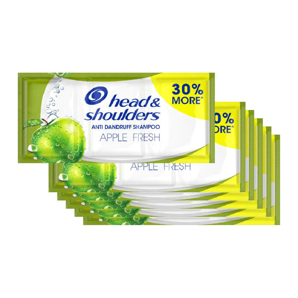 Head & Shoulders Anti Dandruff Shampoo Apple Fresh 6x12ml