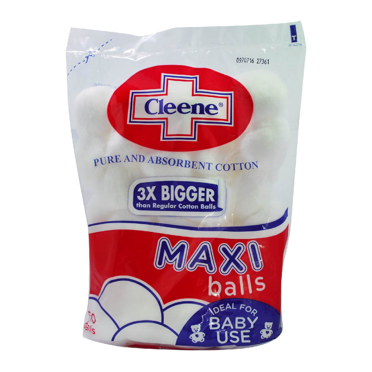 Cleene Cotton 3X Bigger Maxi Balls 50s