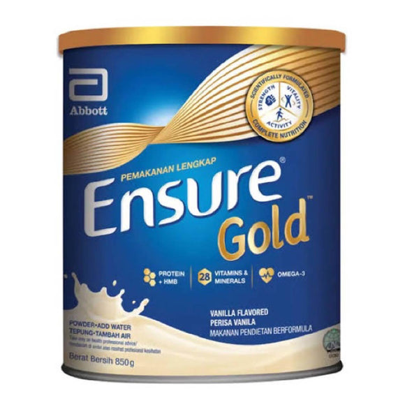 Ensure Gold Vanilla Adult Powder Drink 850g