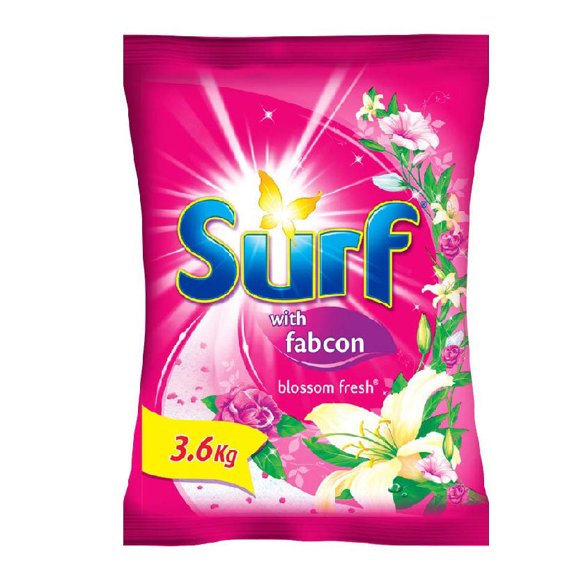Surf Powder Detergent with Fabric Conditioner Blossom Fresh 3.6kg ...