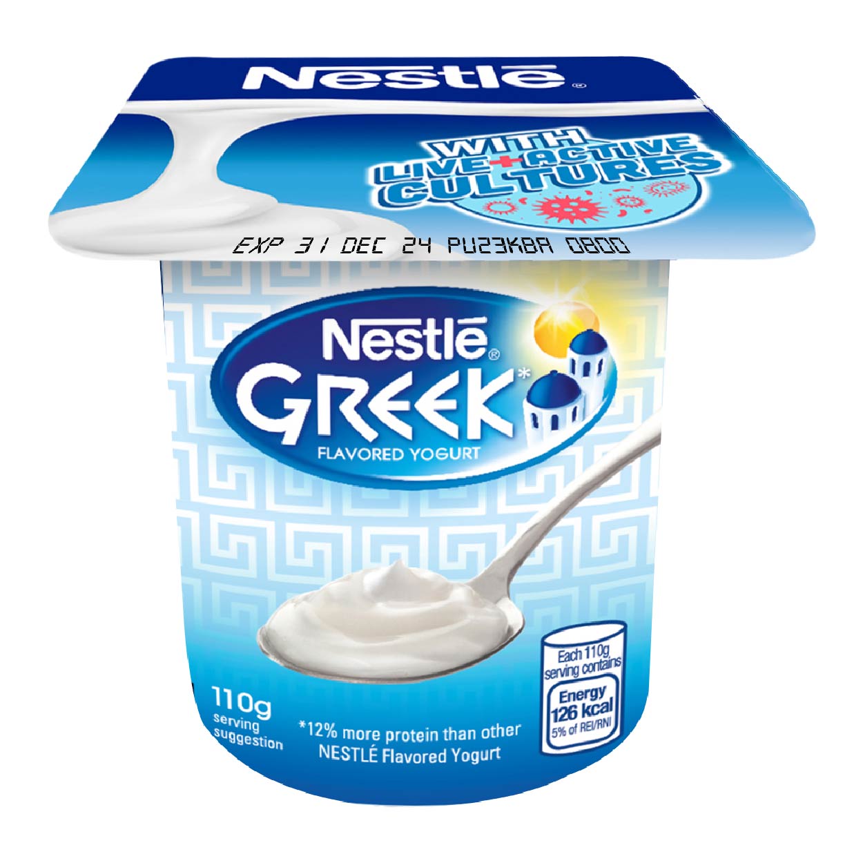 Nestle Yogurt Greek Plain 110g