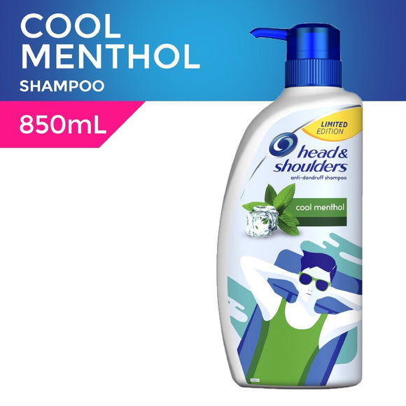 Head & Shoulders Anti Dandruff Shampoo Cool Menthol 850ml