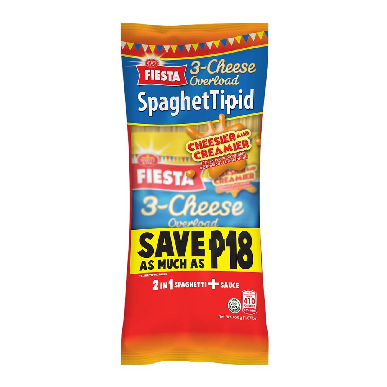 Fiesta 3 Cheese Spaghettipid 850g