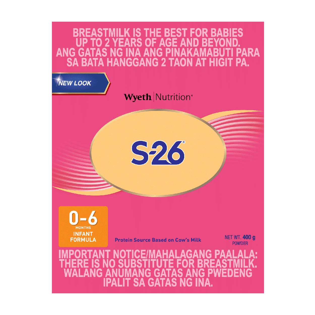 S-26 Infant Formula 0-6 months 400g