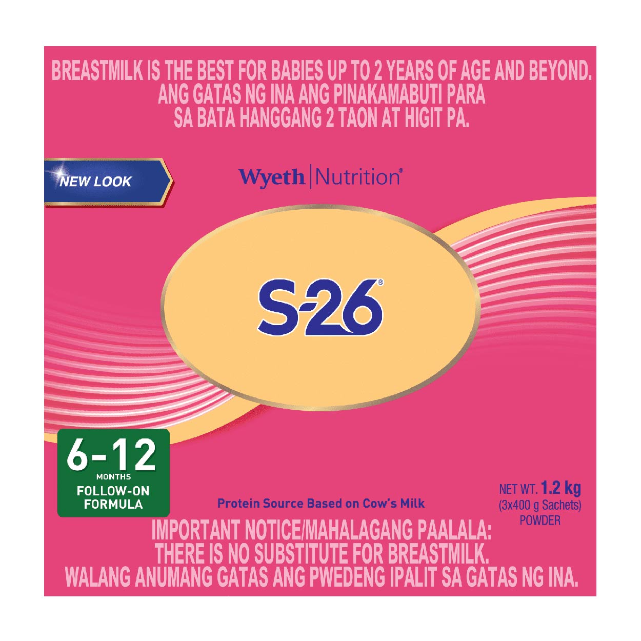 S-26 Follow-On Formula 6-12 months 1.2kg