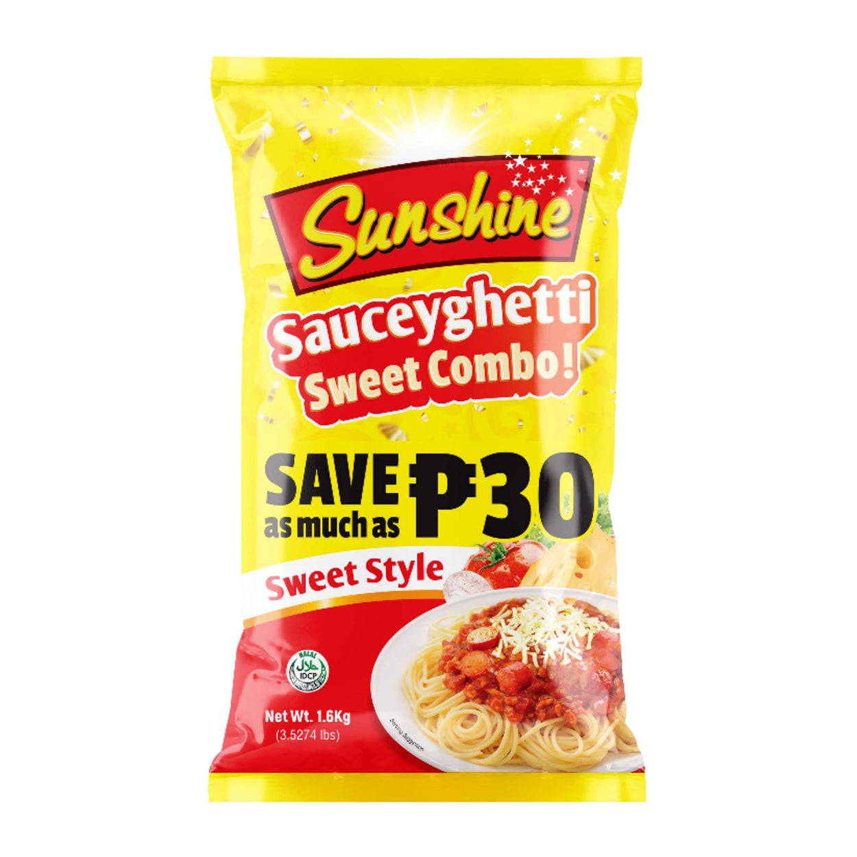 Sunshine Sauceyghetti Combo Sweet Style 1.6kg SAVE