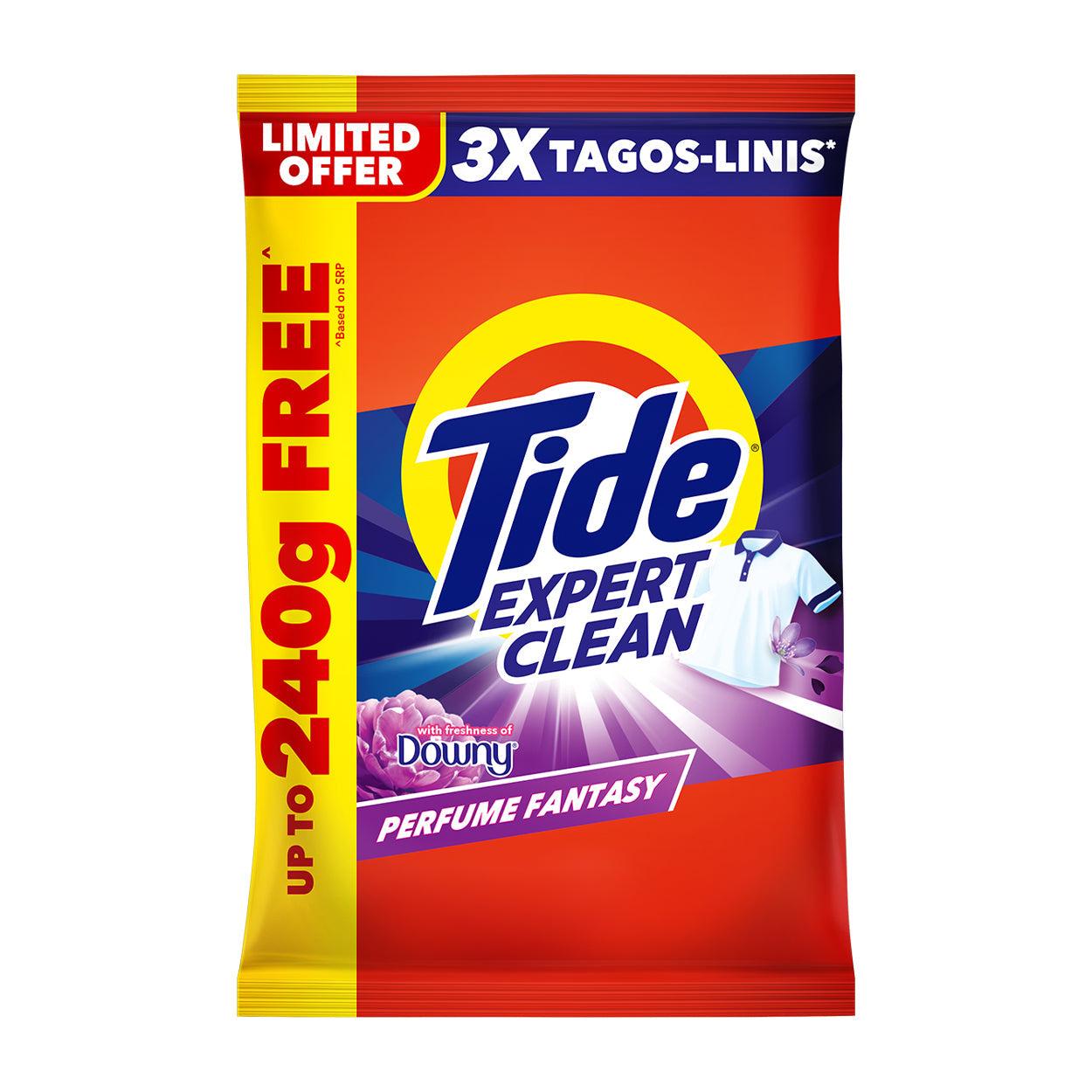 Tide Expert Clean Laundry Powder Downy PerfumeFantasy1.22kg/1465g