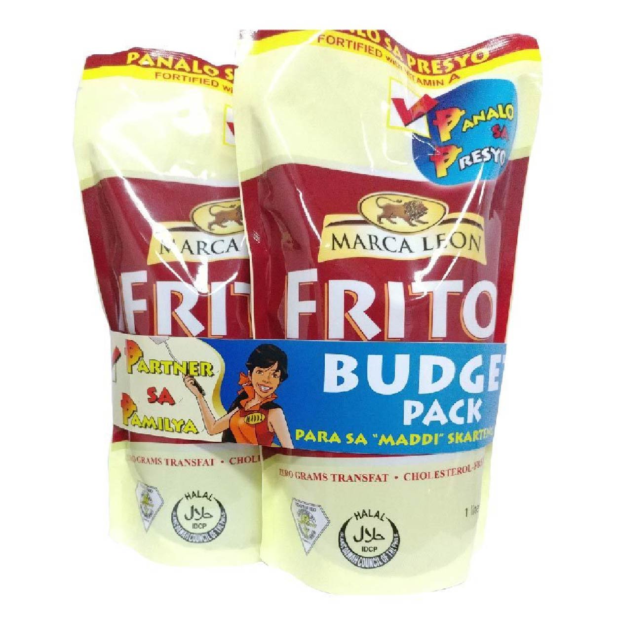Marca Leon Frito Plus Vegetable Oil Duo Pack Pouch 2x900ml