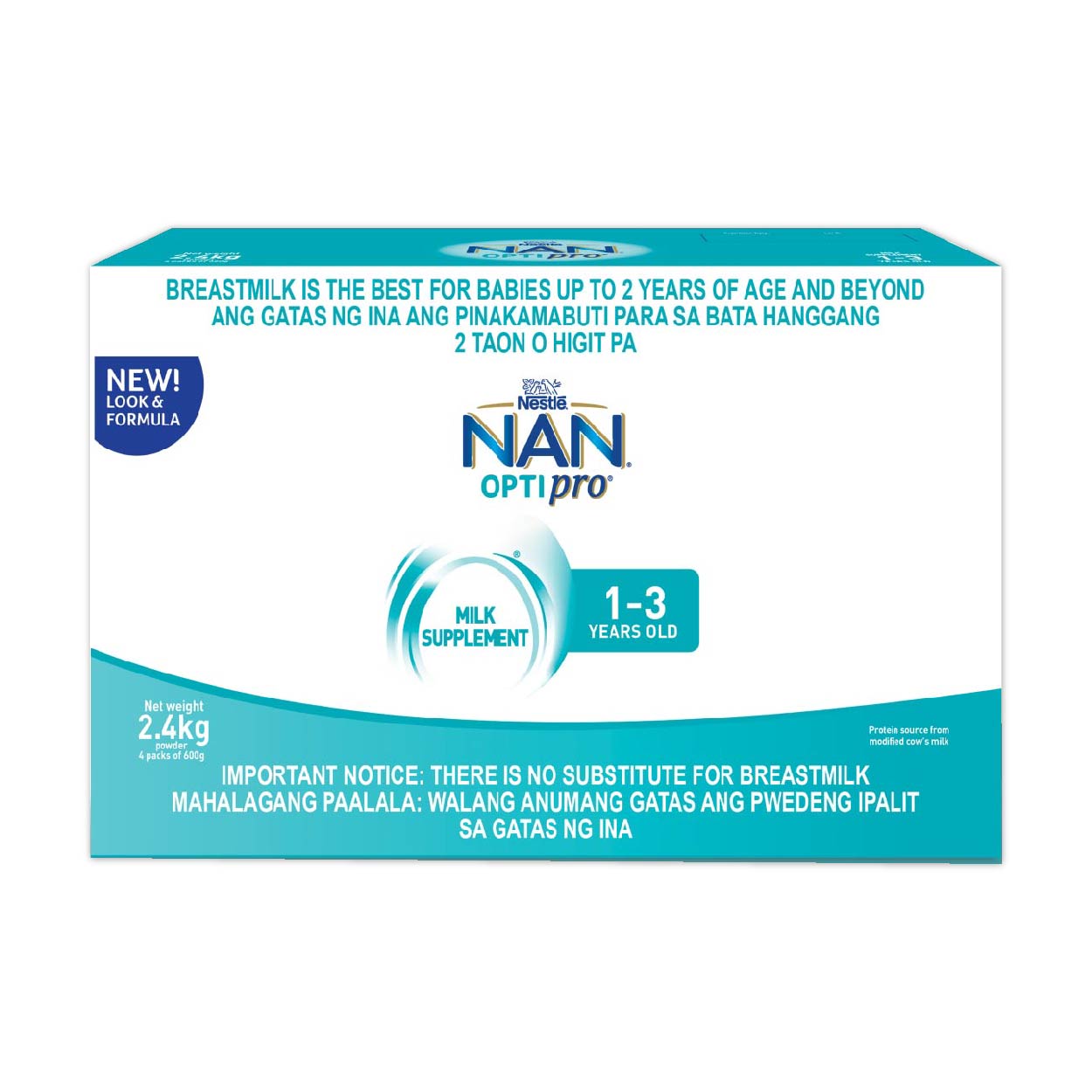 Nan Optipro Milk Supplement 1-3 years old 2.4kg