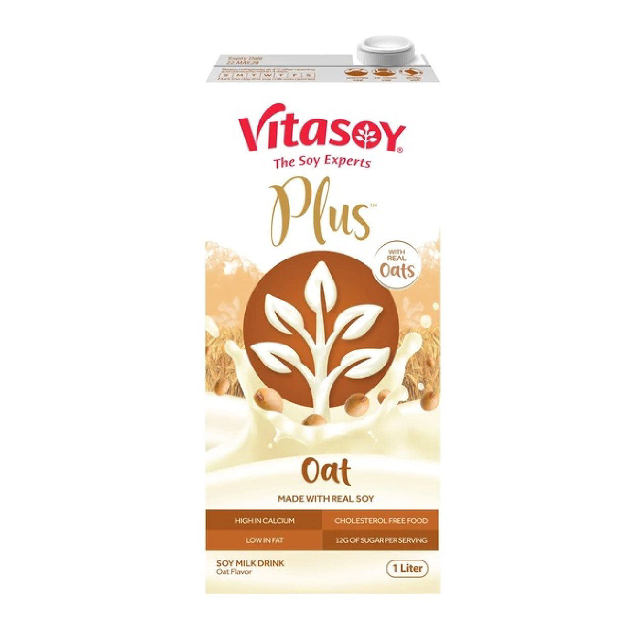 Vitasoy Plus Oat Soy Milk Drink 1L