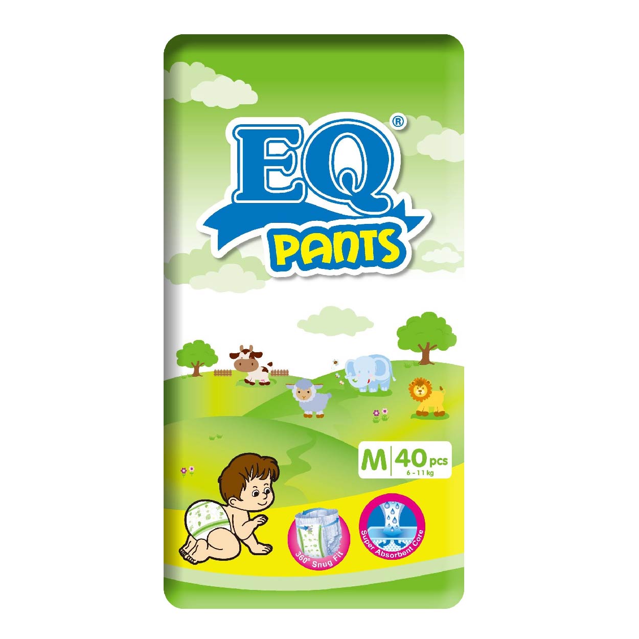 EQ Pants Baby Diaper M 40s