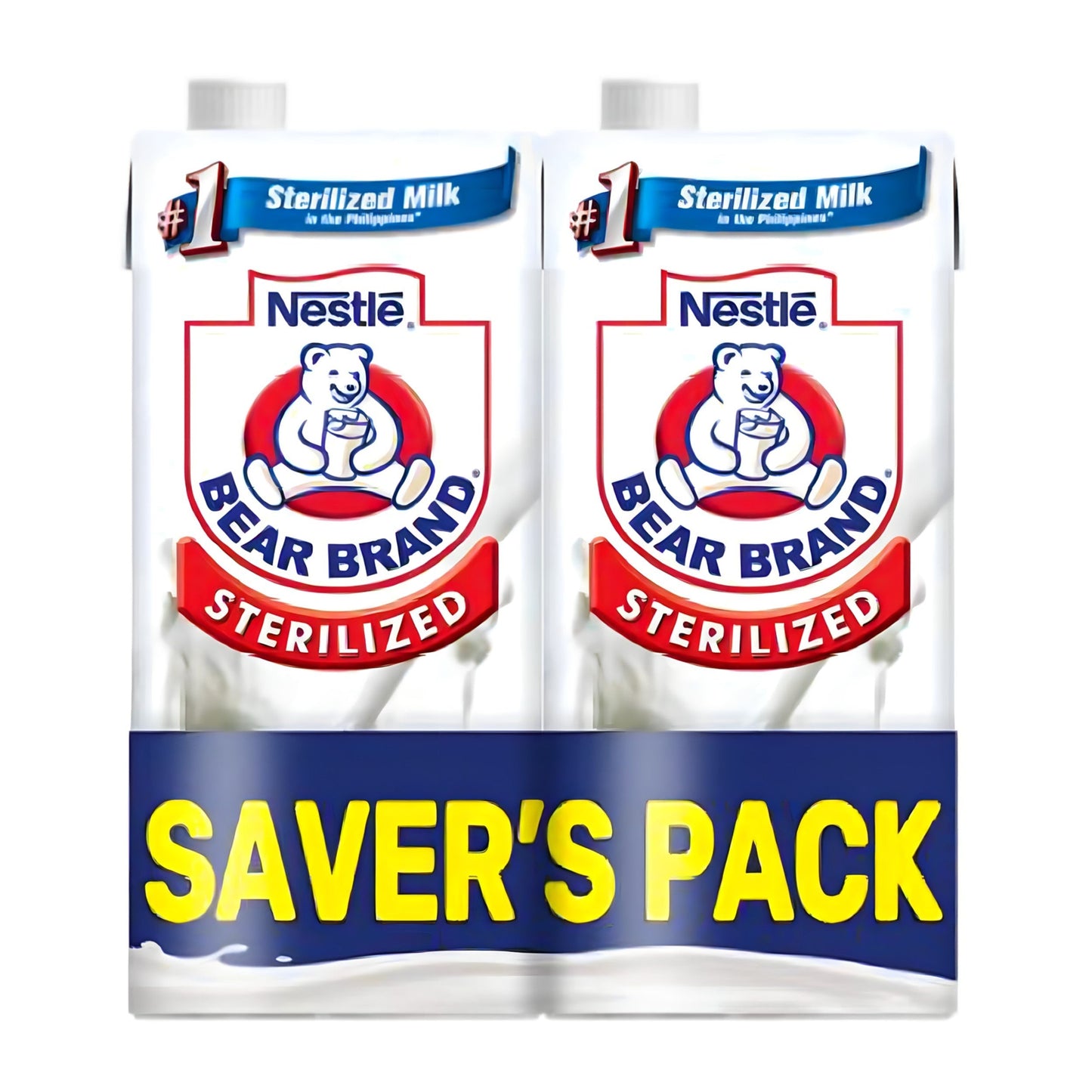 Bear Brand Sterilized Full Cream Milk UHT 2x1L Saver's Pack