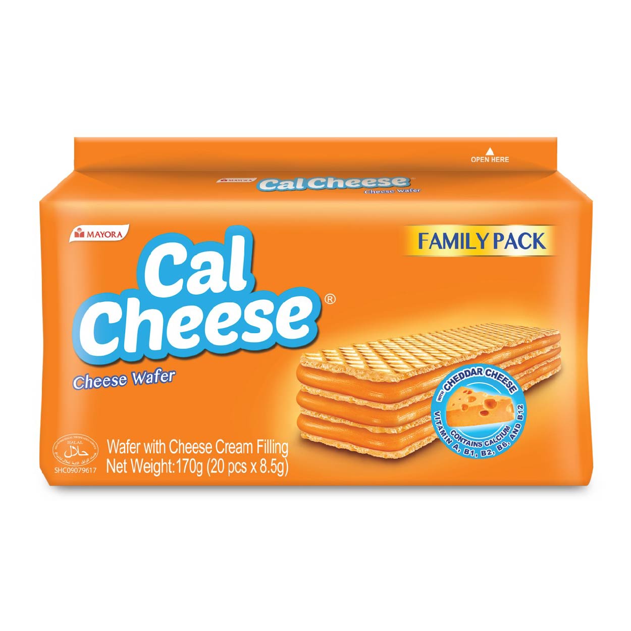 CalCheese Cheese Wafer Family Pack 20x8.5g