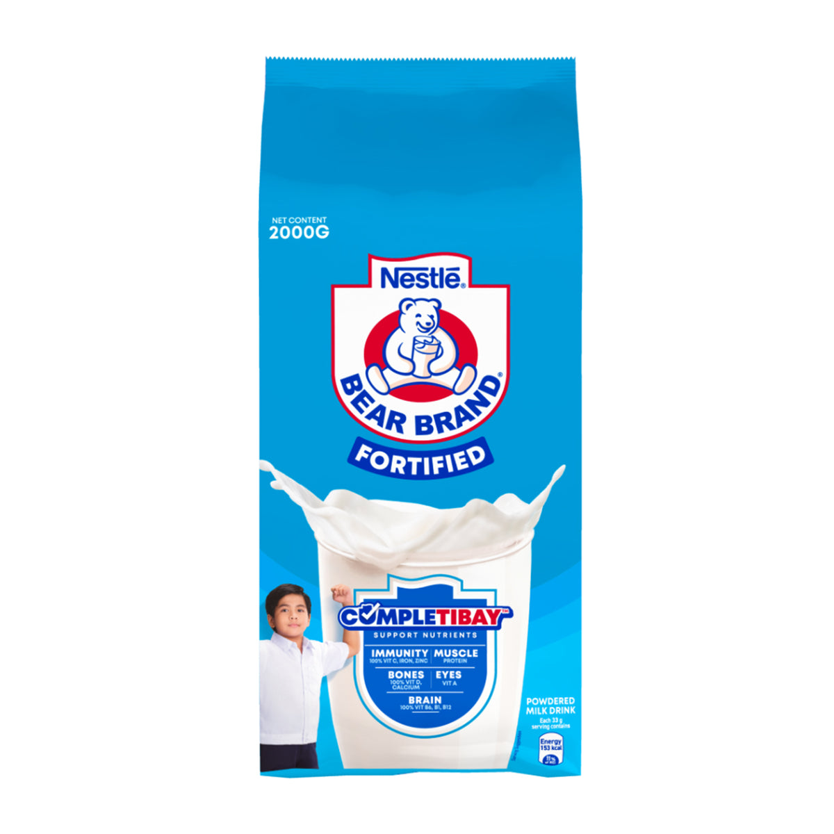 Bear Brand Fortified Powdered Milk Drink 2000g