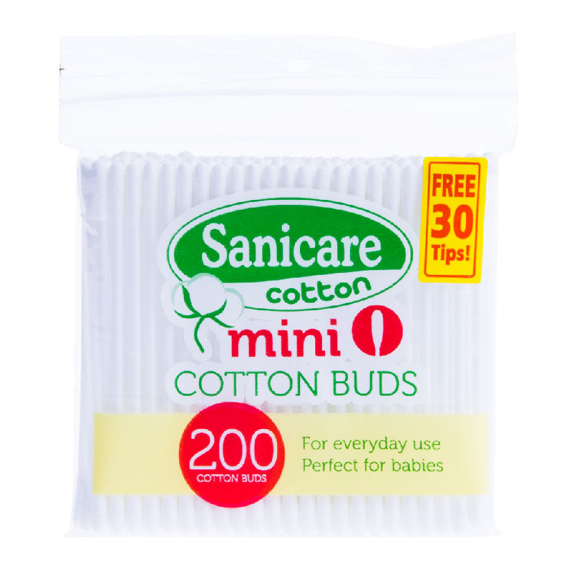 Sanicare Cotton Buds Mini 200 Tips
