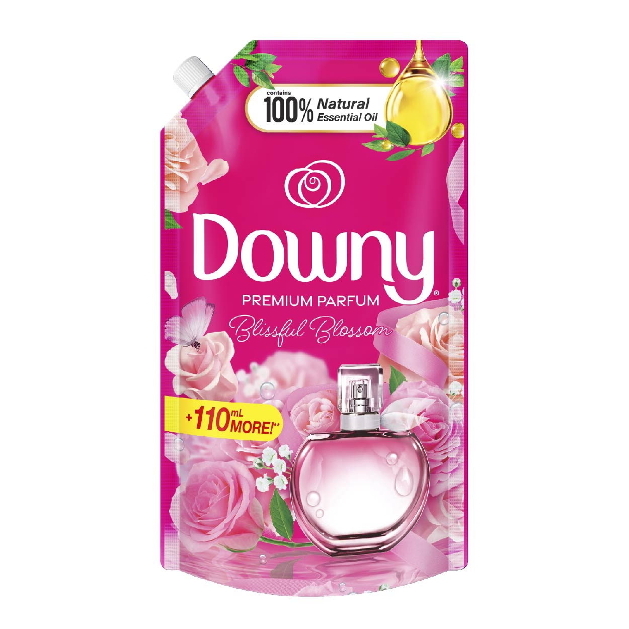 Downy PremiumParfum FabricConditioner BlissfulBlossom Refill640ml
