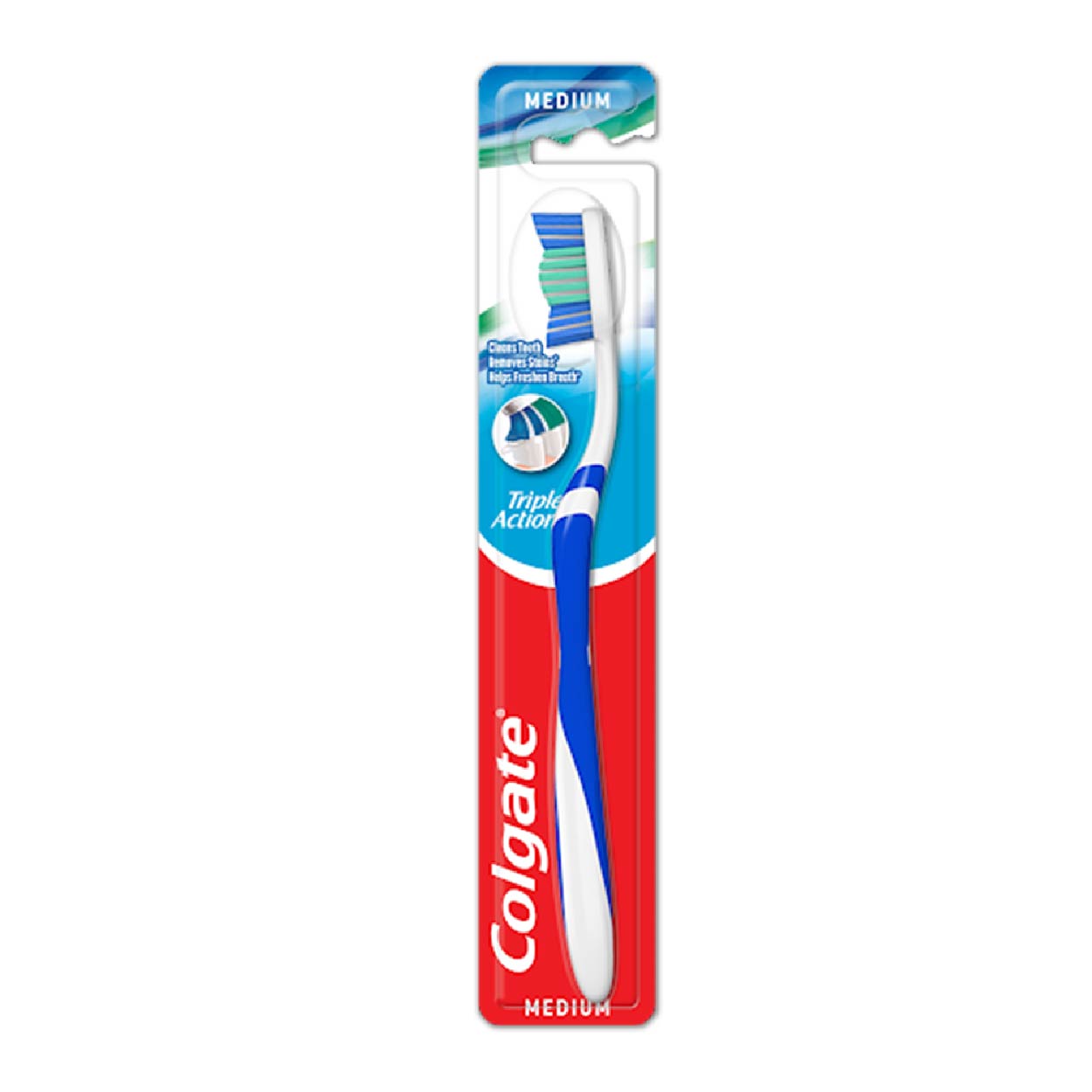 Colgate Toothbrush Triple Action Medium 1s