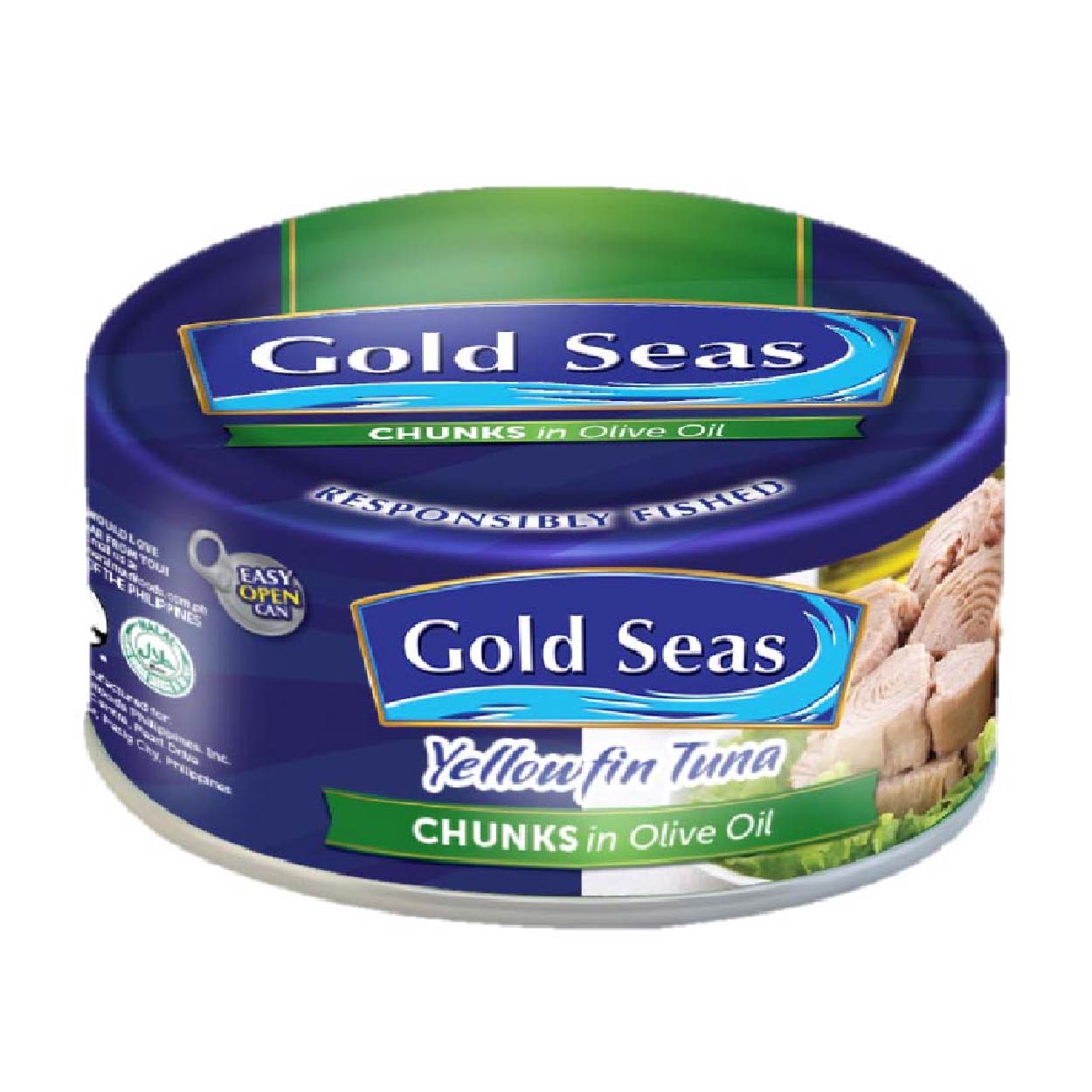 Gold Seas Yellowfin Tuna Chunks in Olive Oil Easy Open 185g