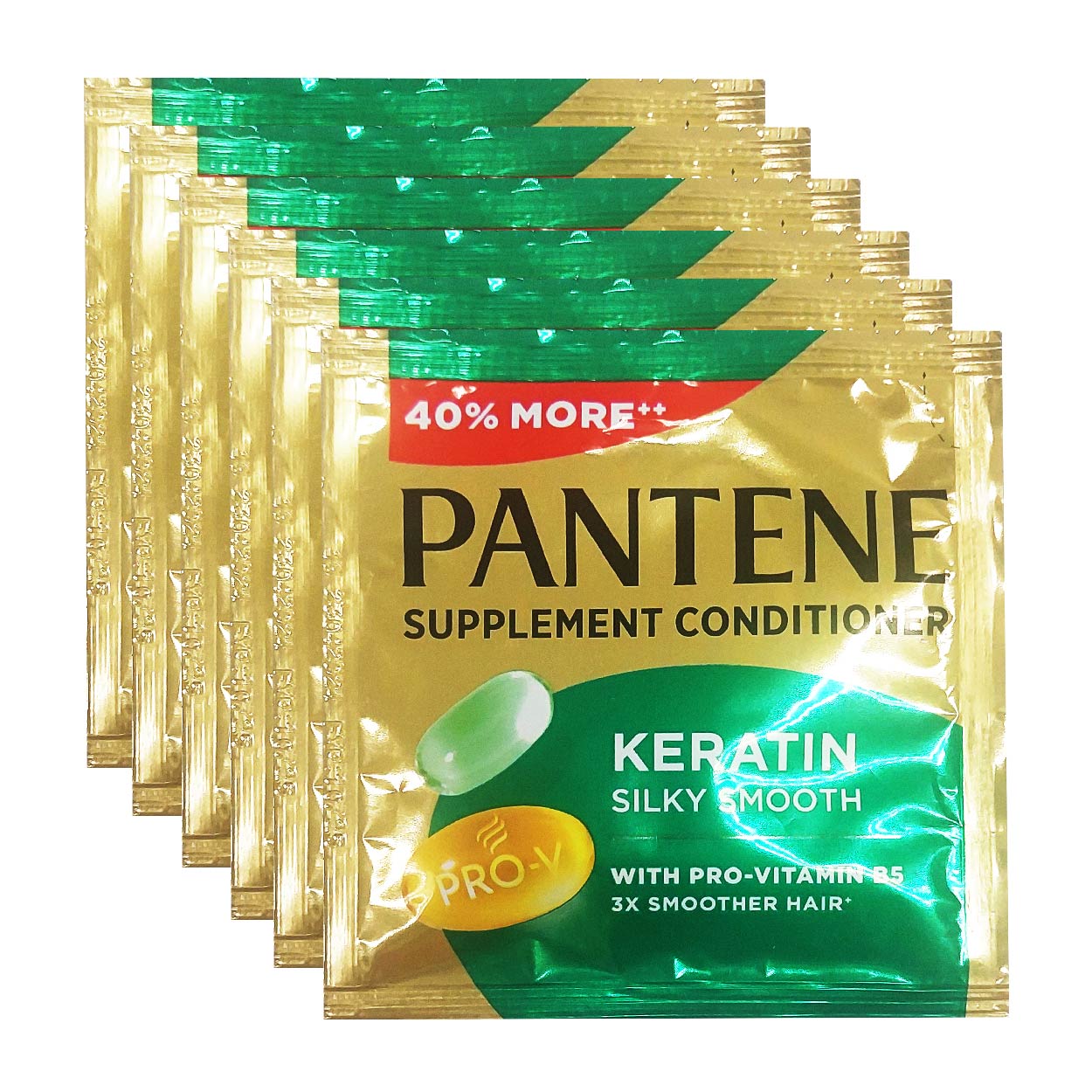 Pantene Supplement Conditioner Keratin Silky Smooth 6x13ml