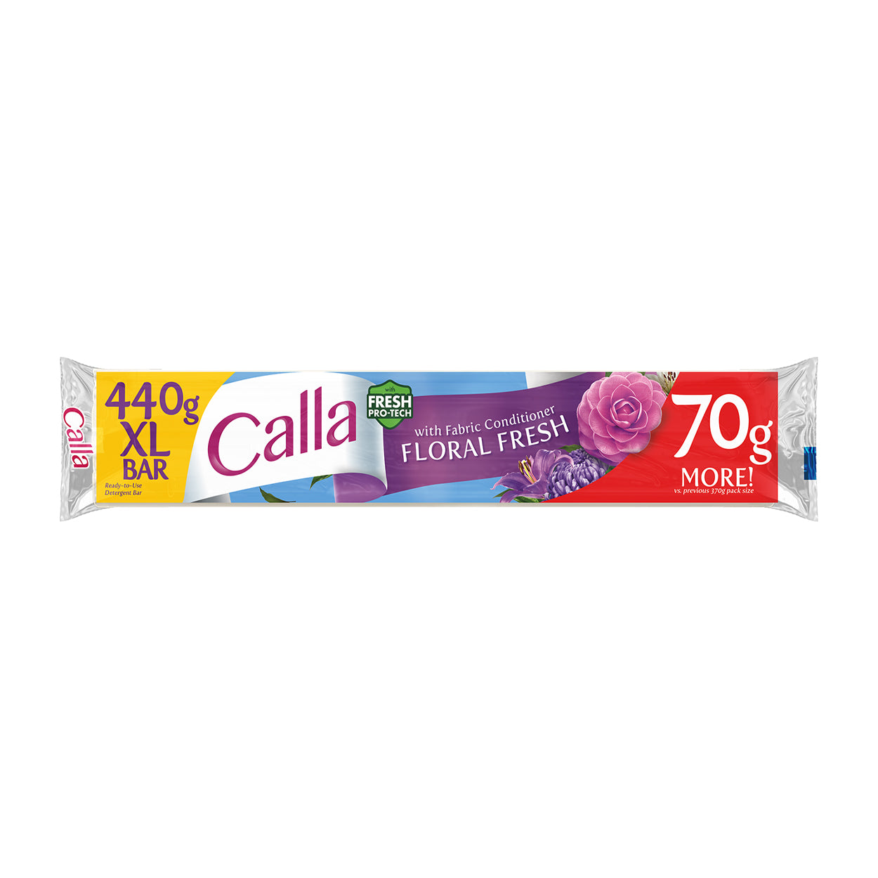 Calla Detergent Bar with Fabric Conditioner Floral Fresh 370/440g