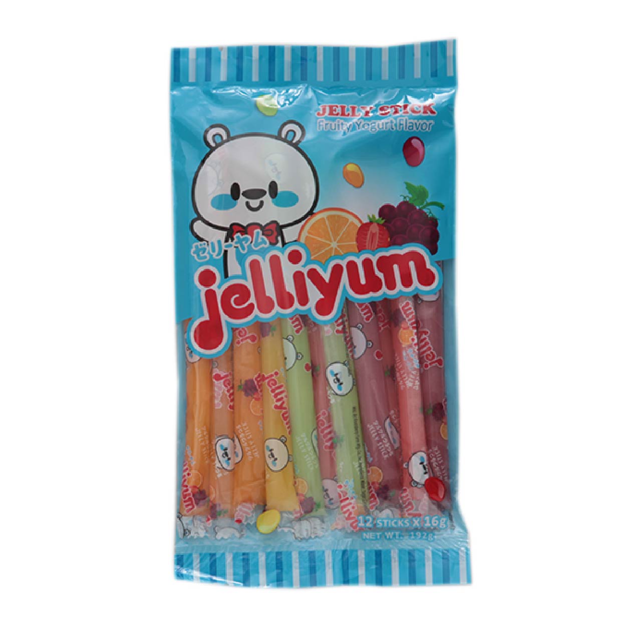 Jelliyum Jelly Sticks Assorted 12s