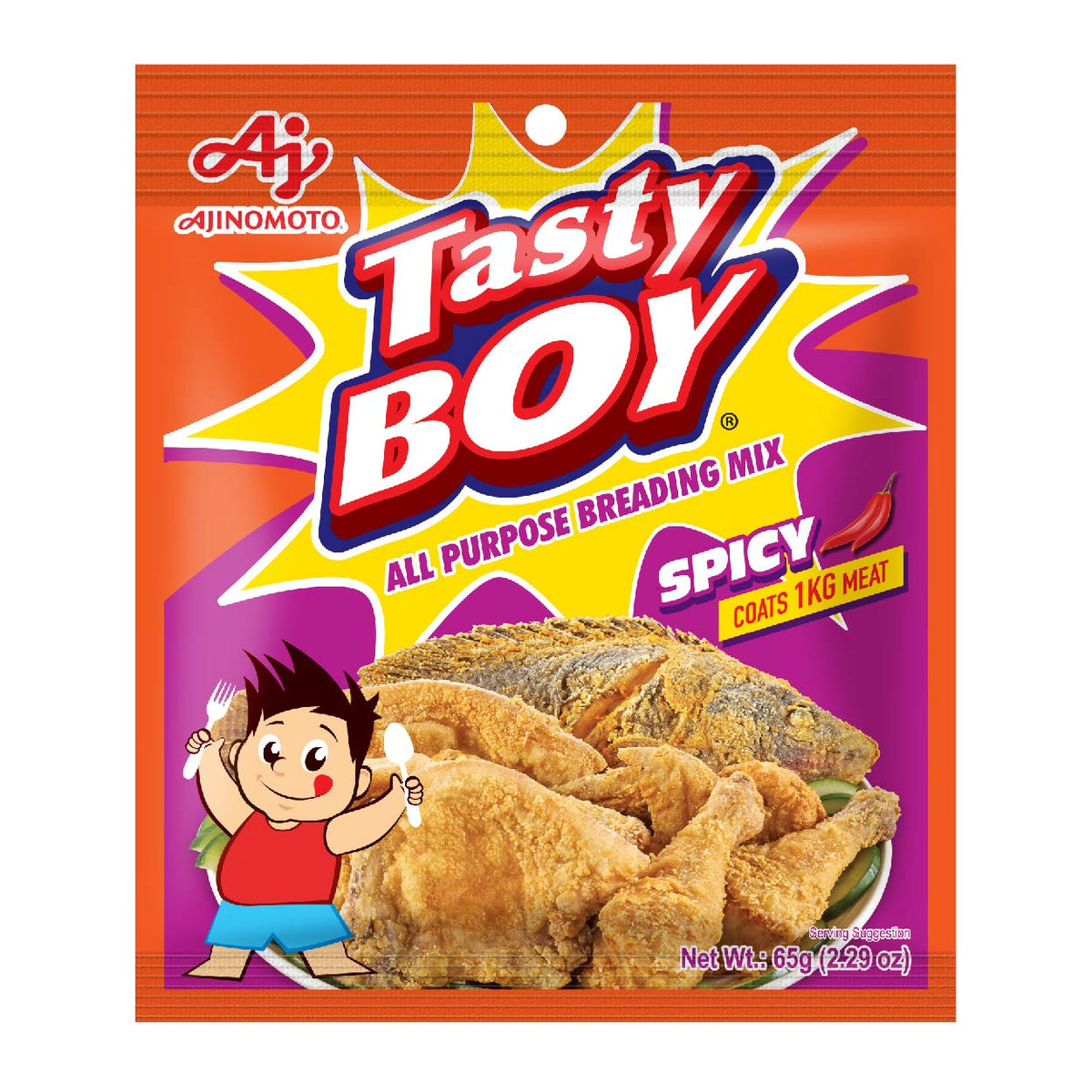 Tasty Boy All Purpose Breading Mix Spicy 65g