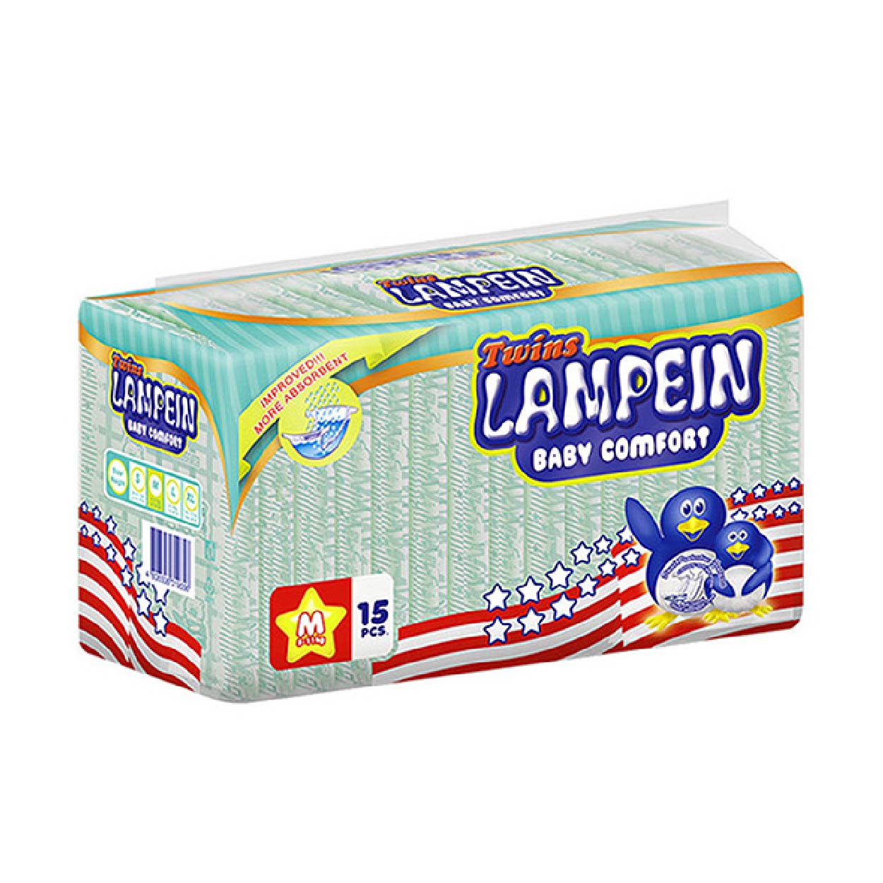 Lampein Twins Baby Comfort Diaper M 15s
