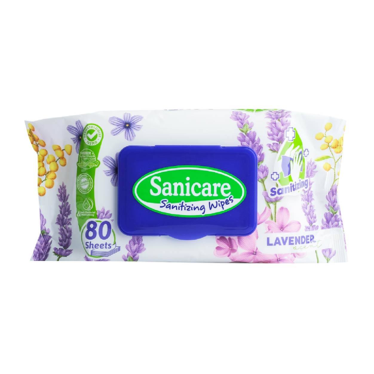 Sanicare Sanitizing Wipes Lavender 80s