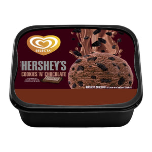 Selecta Hershey's Cookies 'N' Chocolate Ice Cream 1.3L
