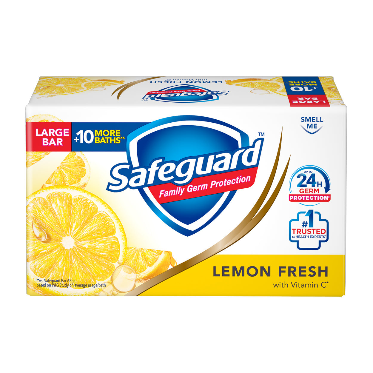 Safeguard Soap Lemon Fresh with Vitamin C Large Bar 115g