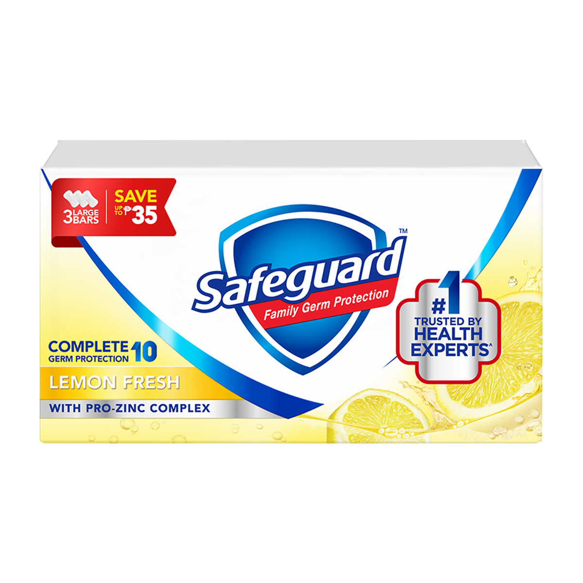Safeguard Soap Lemon Fresh 3x115g SAVE