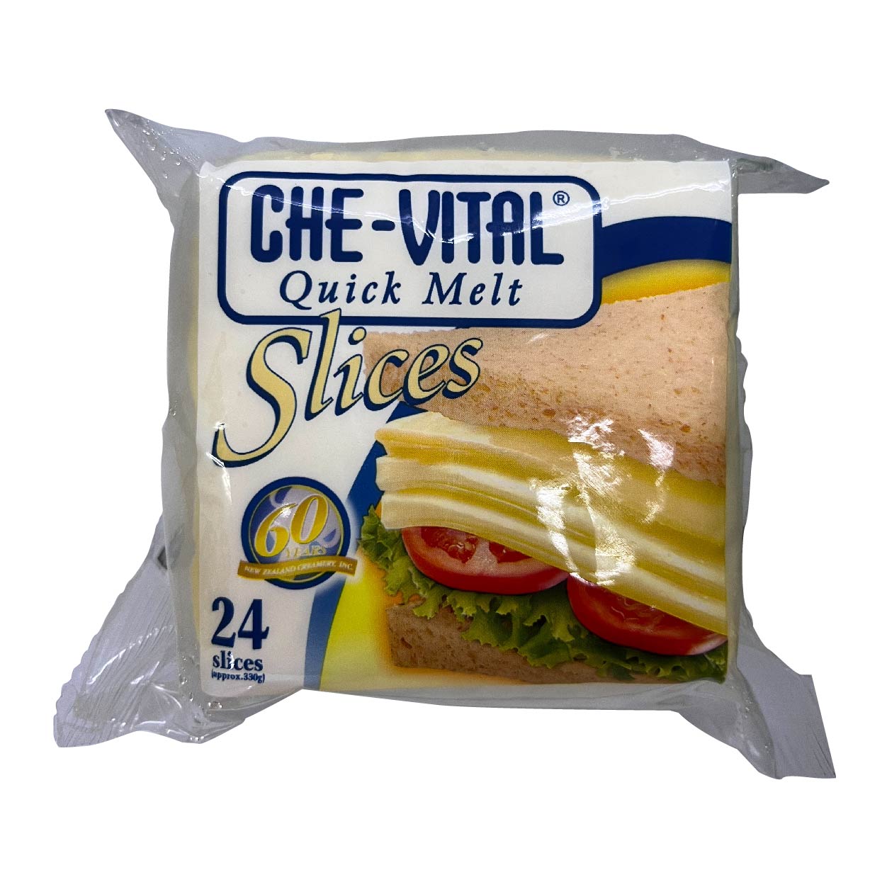 Che-Vital Quickmelt Cheese Slices 330g 24s