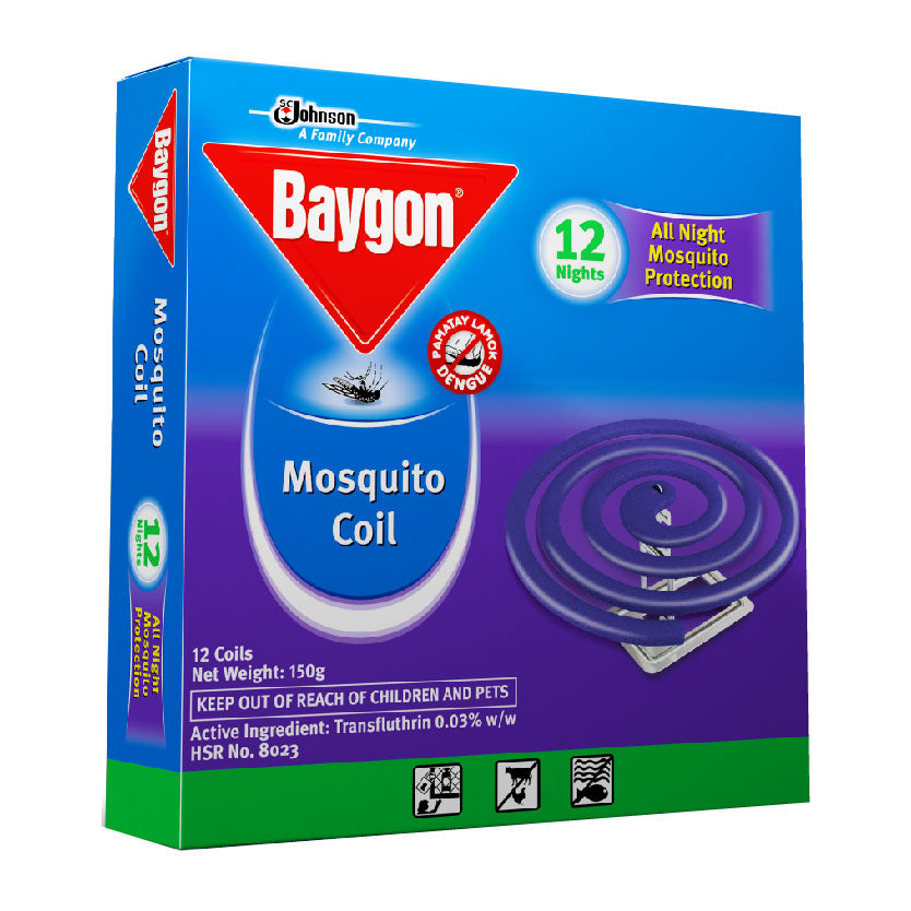 Baygon Mosquito Coil Scented 150g 12s