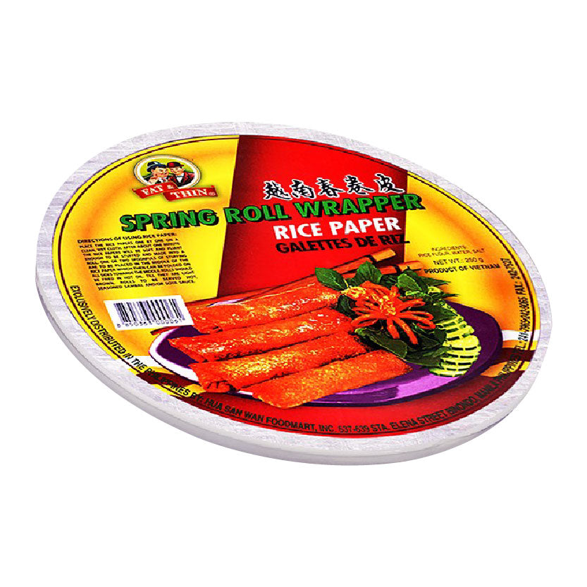 Fat & Thin Spring Roll Wrapper Rice Paper 250g