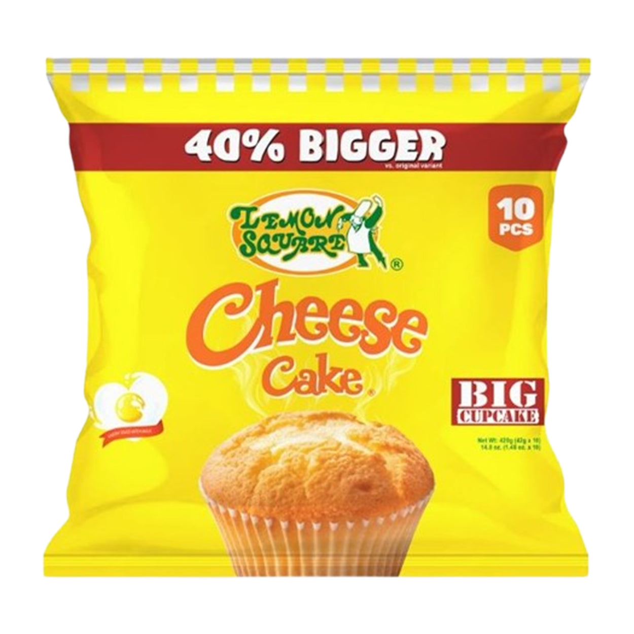 Lemon Square Cheese Cakes Big Cupcake 10x42g
