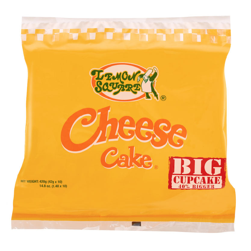 Lemon Square Cheese Cakes Big Cupcake 10x42g