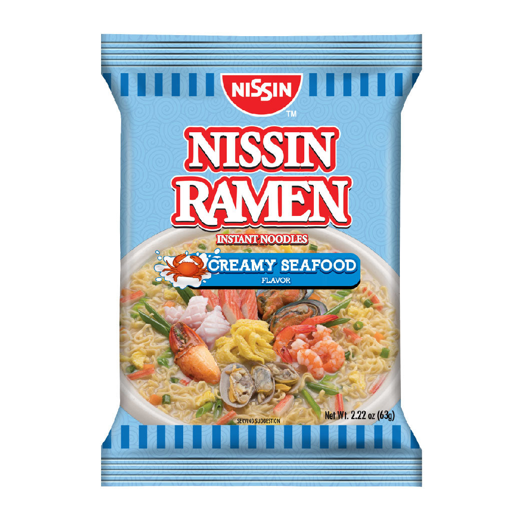 Nissin Ramen Instant Noodles Creamy Seafood Mami 63g