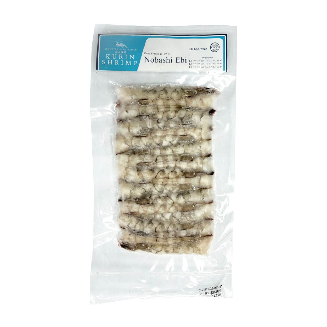 Kurin Shrimp Nobashi Ebi 200g