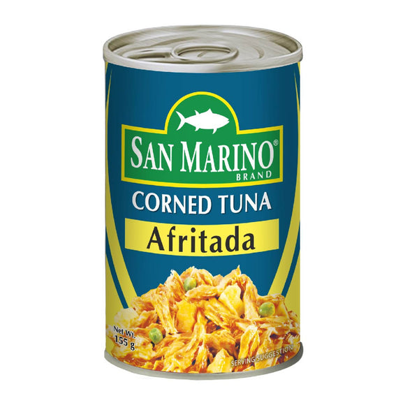 San Marino Corned Tuna Afritada Easy Open Can 155g