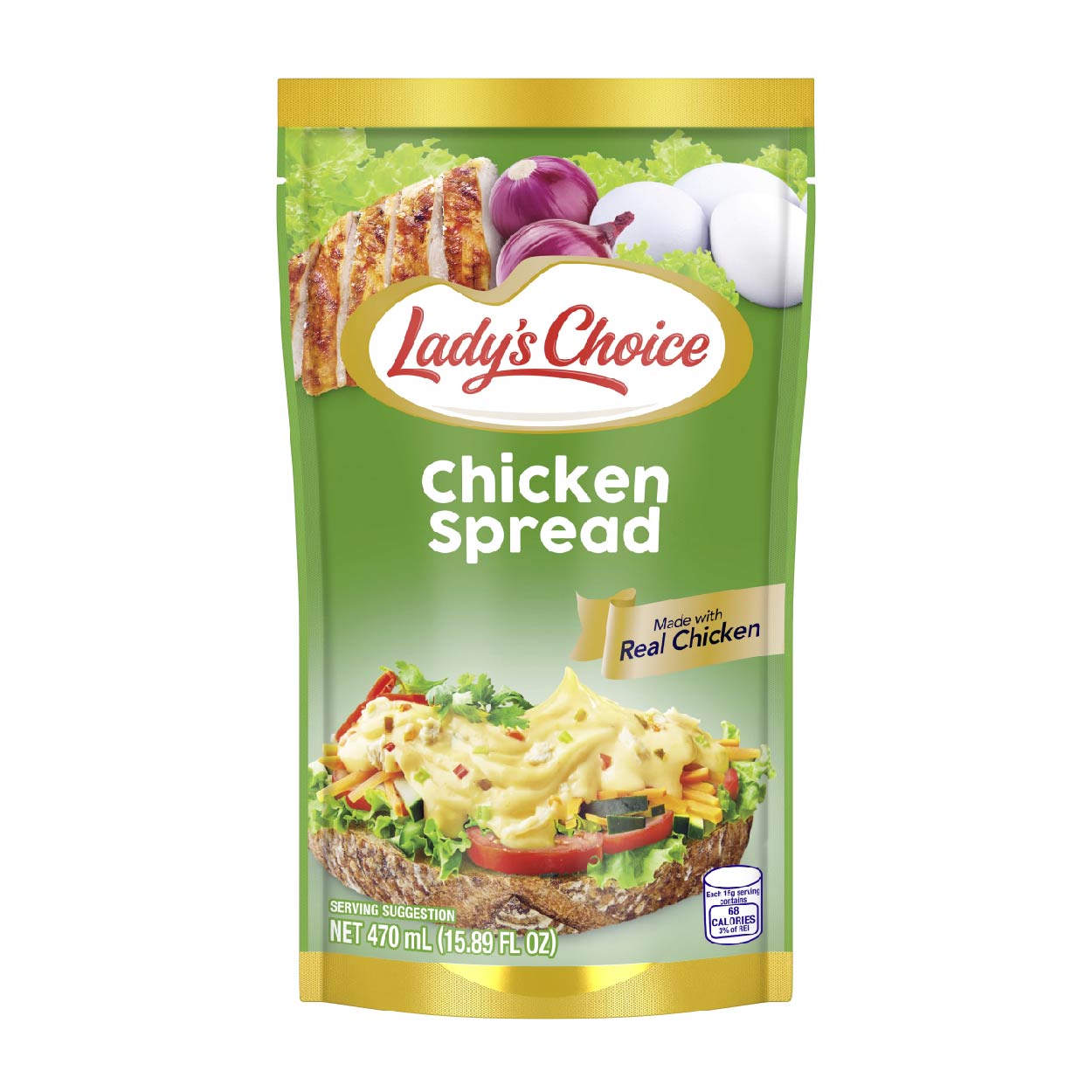 Lady's Choice Chicken Spread Pouch 470ml