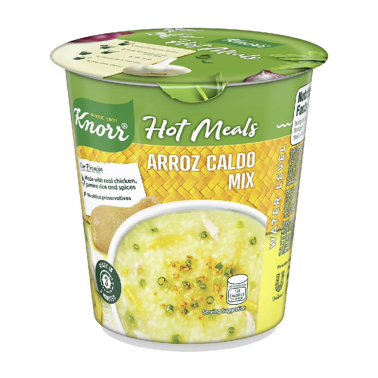 Knorr Cup Hot Meals Arroz Caldo Mix 35g