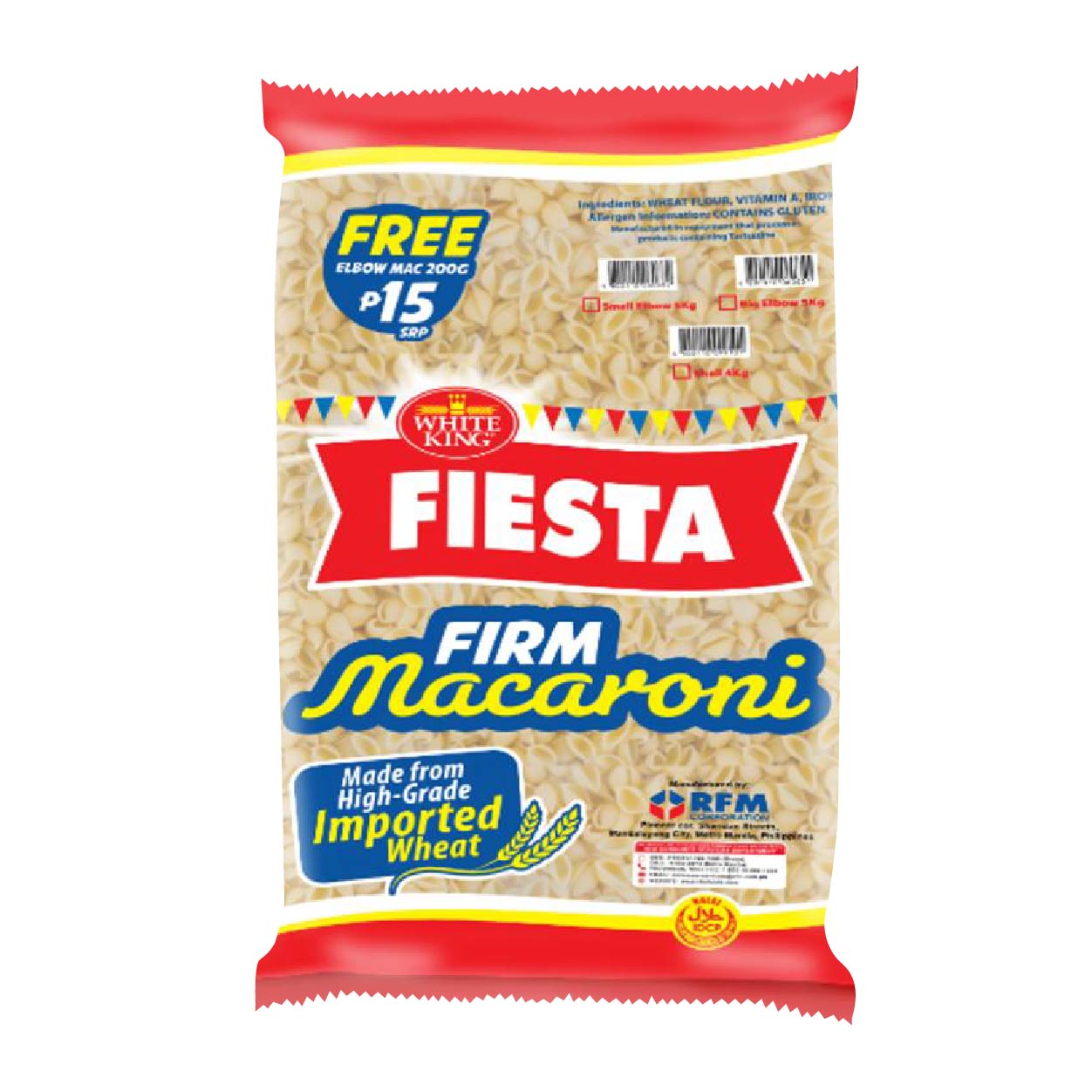 Fiesta Firm Macaroni 5kg