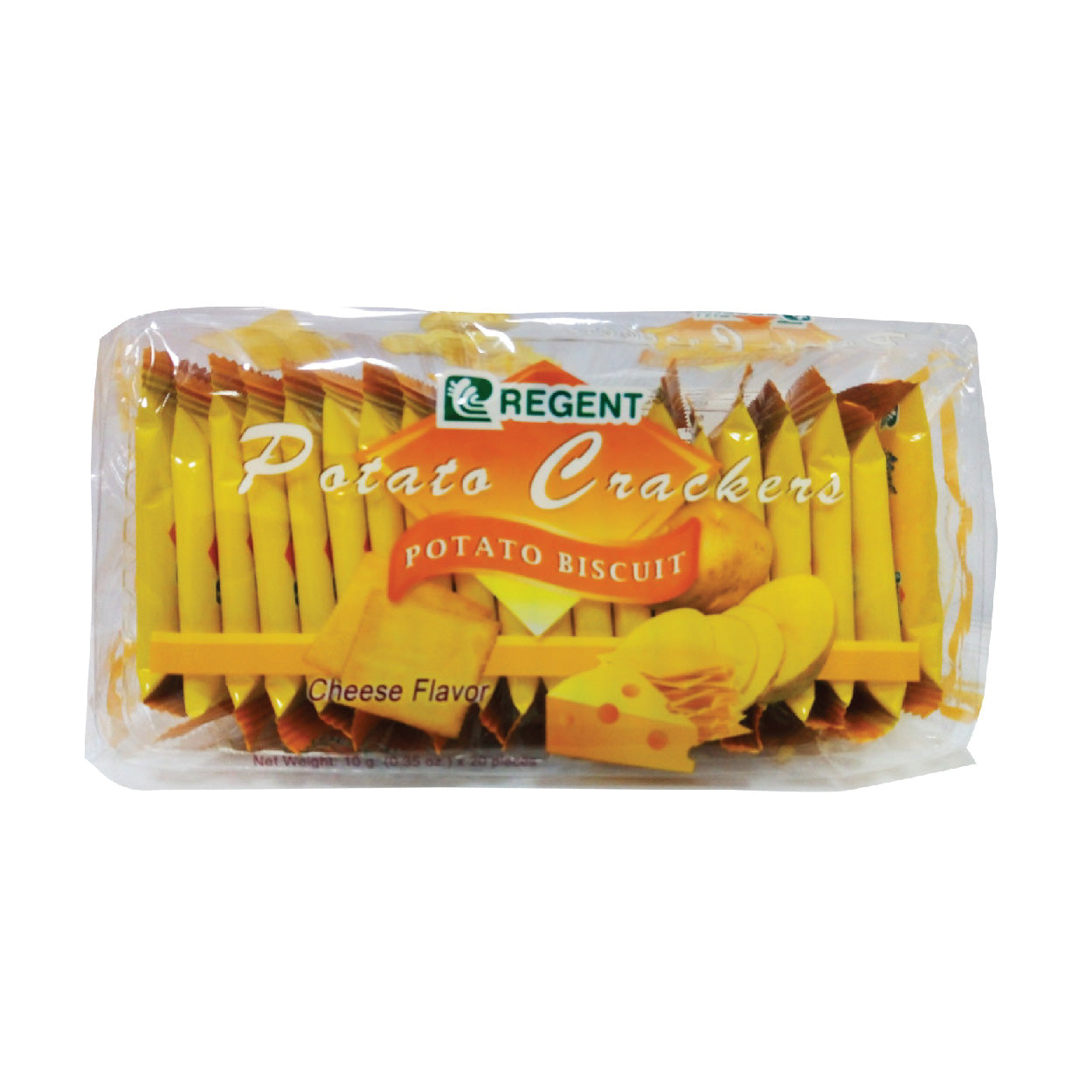 Regent Potato Crackers Cheese 20x10g