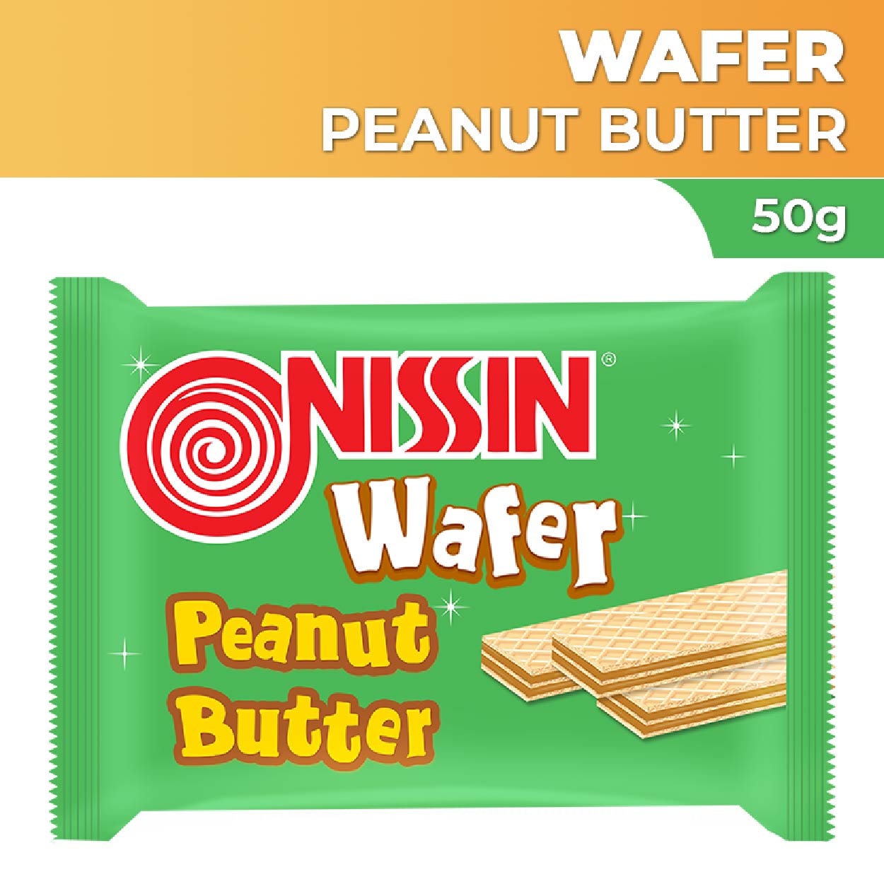 Nissin Wafer Peanut Butter King Size 50g